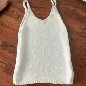 Lucky Brand white crochet top